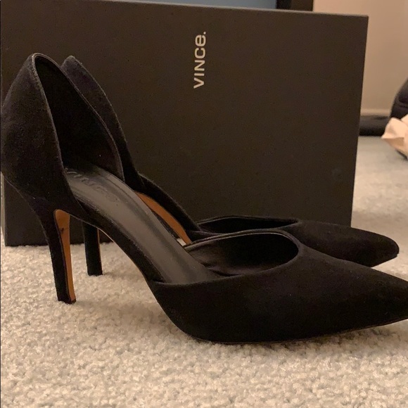 Vince suede black heels - Picture 4 of 8